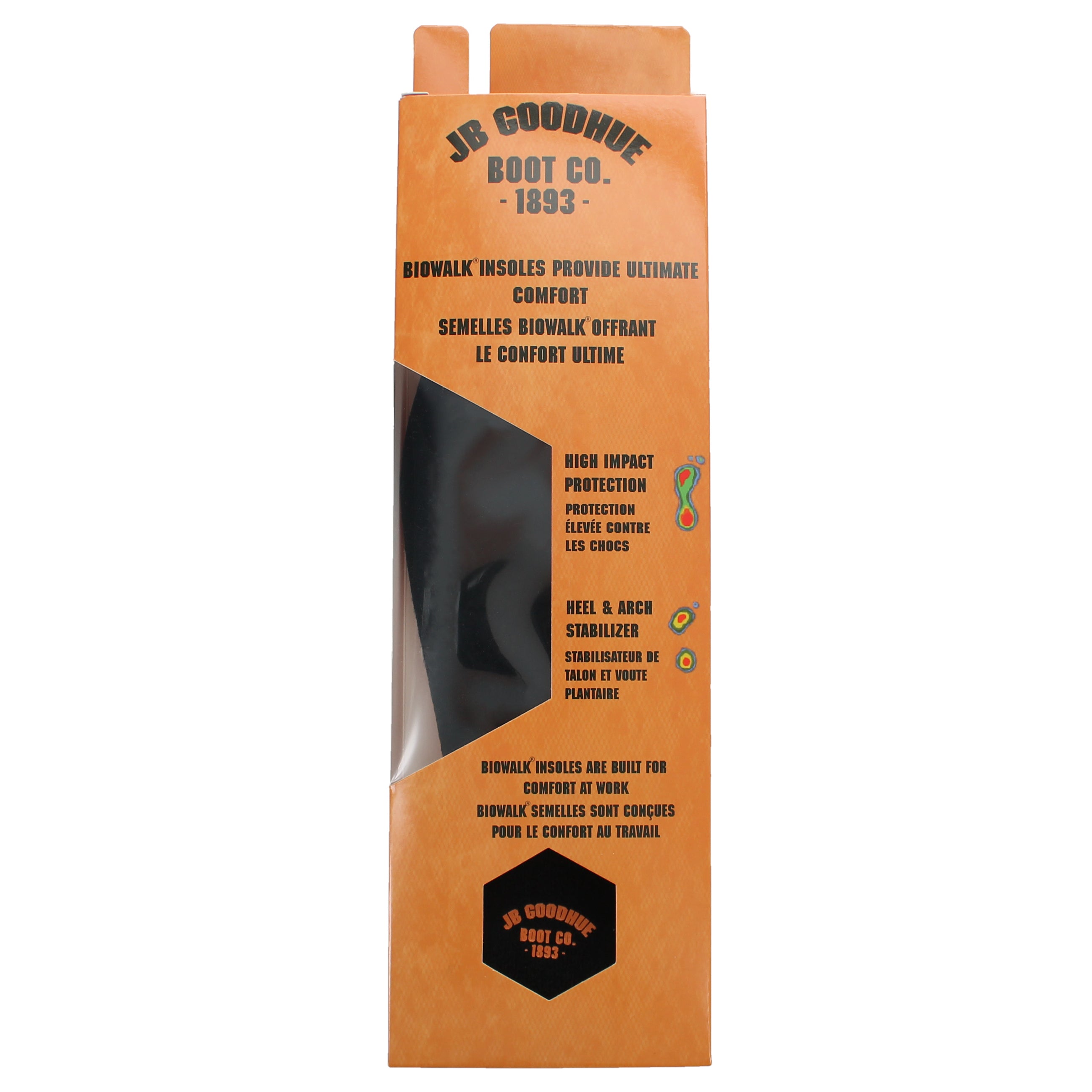 J.B.G Accessories Biowalk Insoles 40201 Orange Shoes