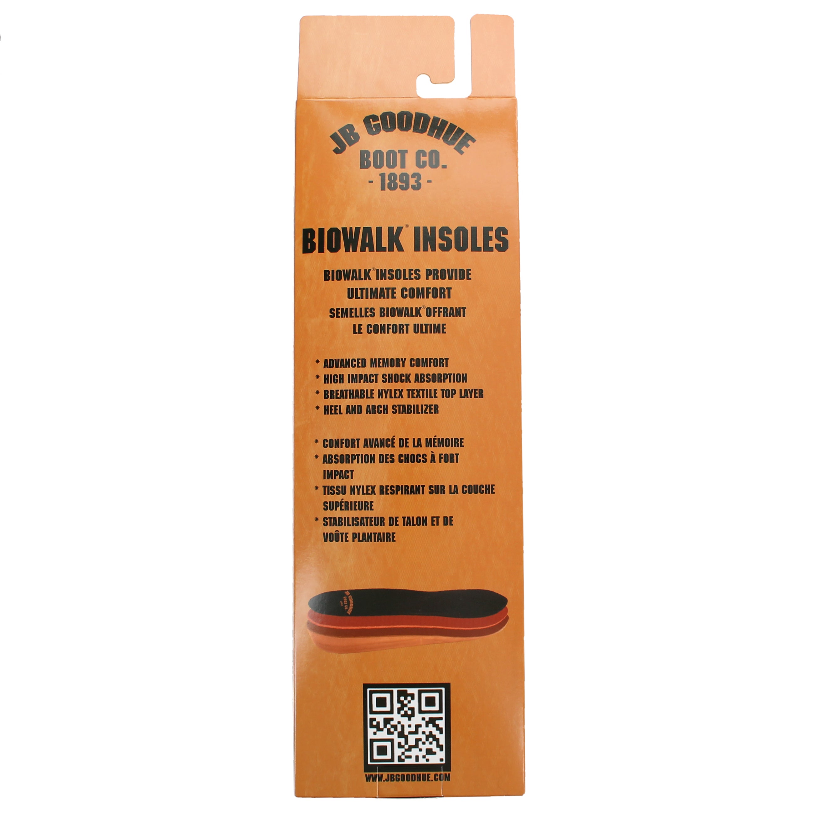J.B.G Accessories Biowalk Insoles 40201 Orange Shoes