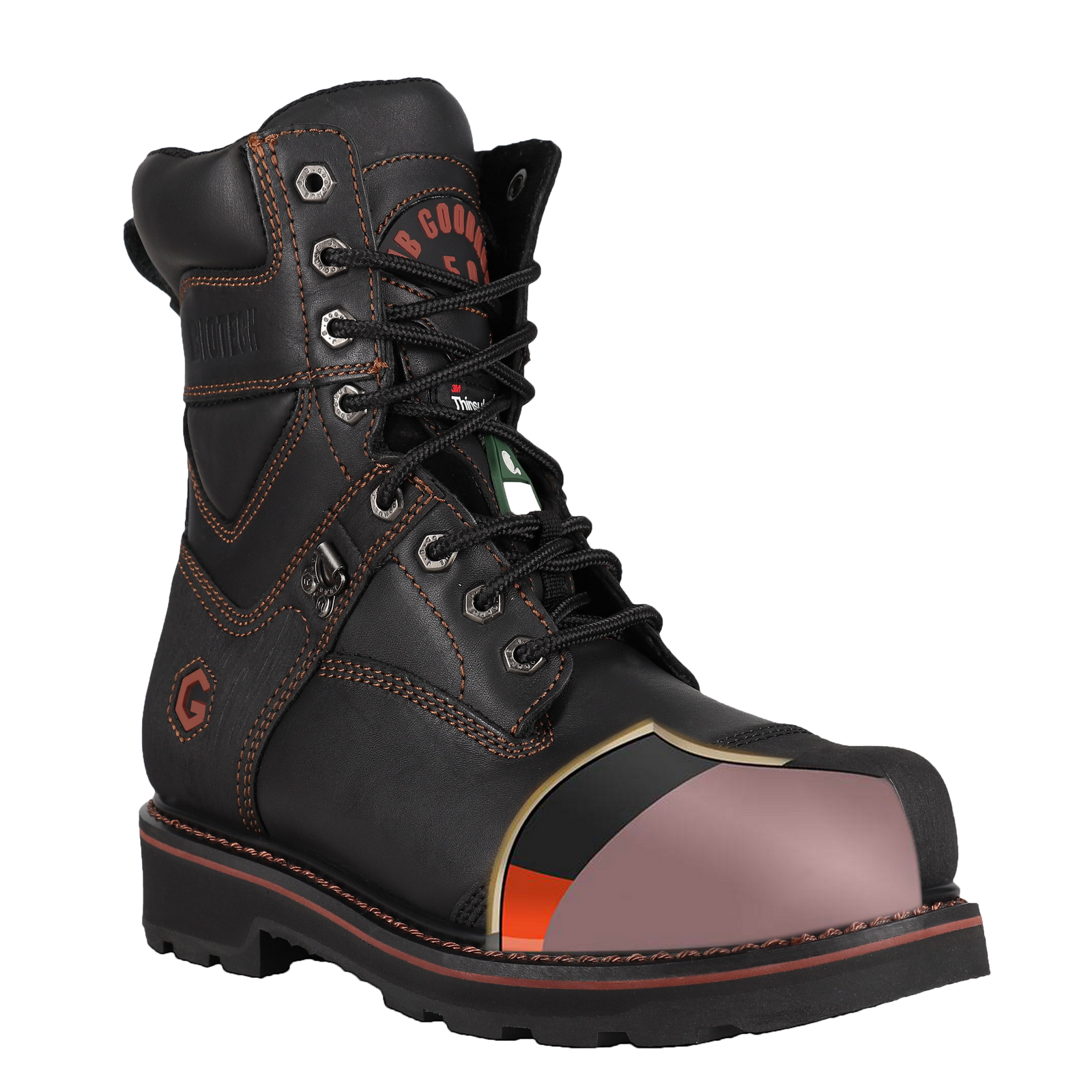 Metal tip boots cheap